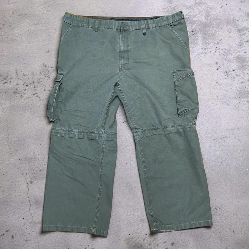 Boy Scouts of America Convertible Cargo Pants Size 42x26 Olive Green Relaxed